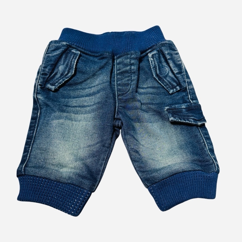 HITCH-HIKER Baby Boy Knit Denim Pant Size 3 Months